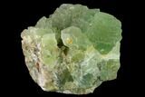 Stepped, Green Fluorite Formation - Fluorescent #136873-1
